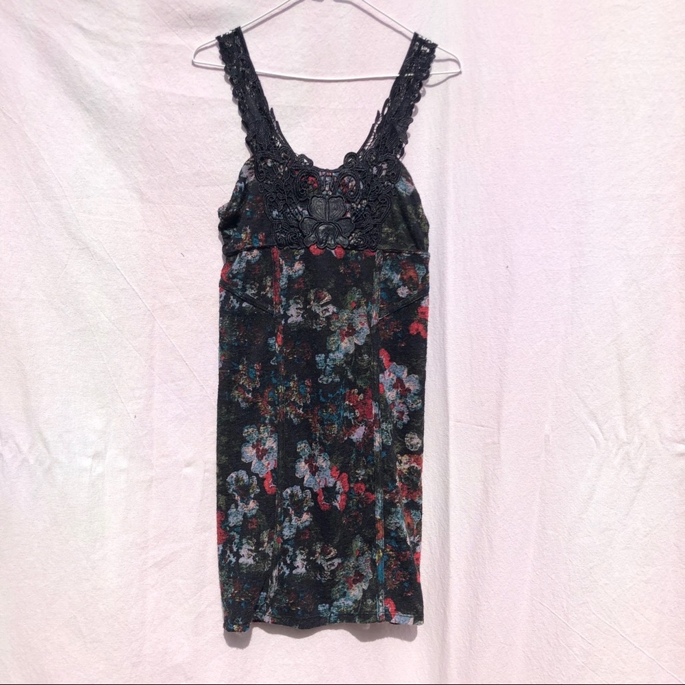 Free People Floral Body-con Dress, Size S